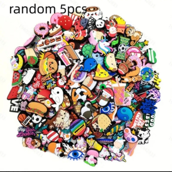 5 Piece Random Shoe Charms - Picture 3 of 3